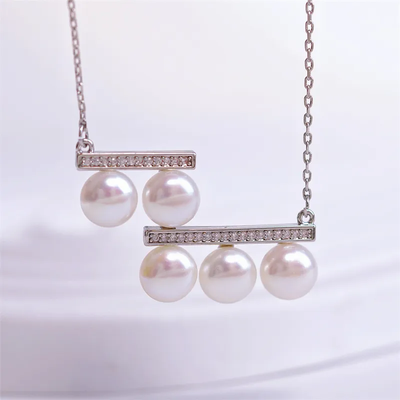 ZHENZHUAOMI Freshwater Pearl Necklaces Women's-2