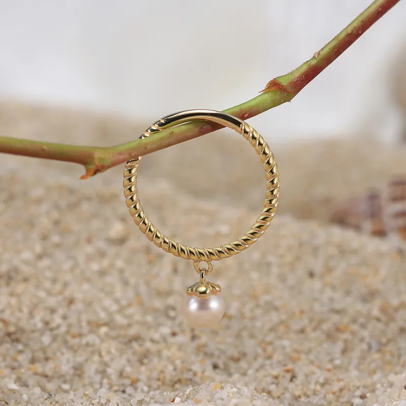 ZHENZHUAOMI Freshwater Pearl Rings Women's-3