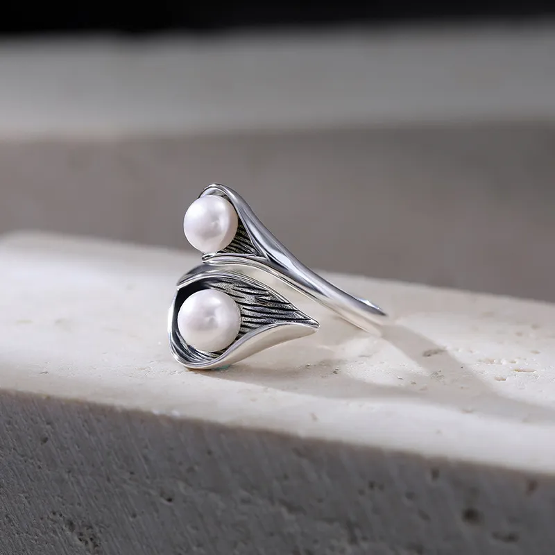 ZHENZHUAOMI Pearl Rings Women's-3