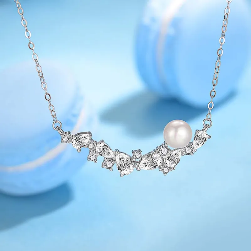ZHENZHUAOMI Pearl Necklaces Women's-4