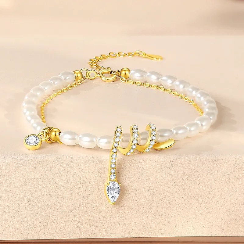 ZHENZHUAOMI Freshwater Pearl Bracelets Women's-1
