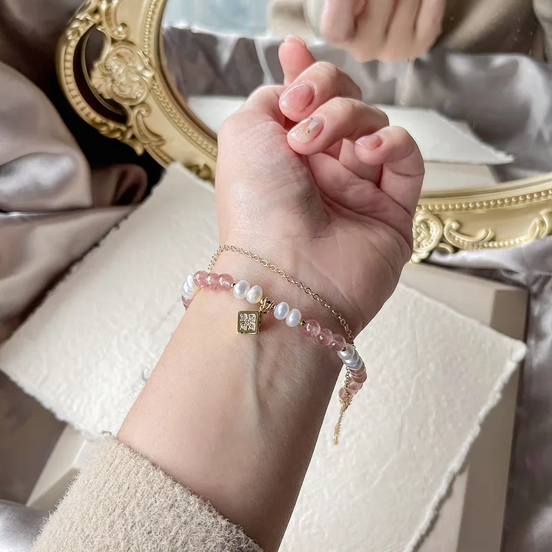 ZHENZHUAOMI Pearl Bracelets Women's-4