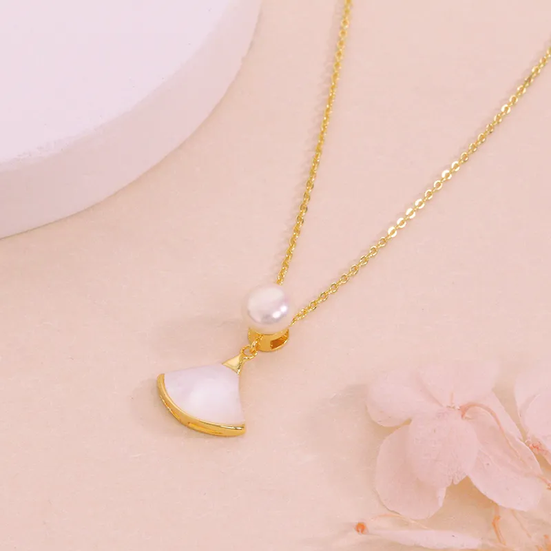 ZHENZHUAOMI Freshwater Pearl Necklaces Women's-4
