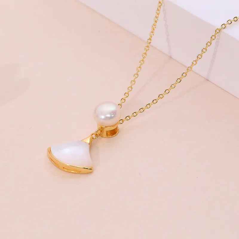 ZHENZHUAOMI Freshwater Pearl Necklaces Women's-2