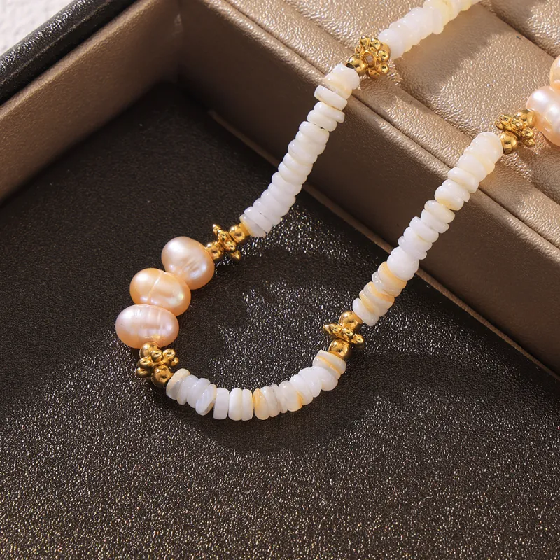 ZHENZHUAOMI Pearl Necklaces Women's-1