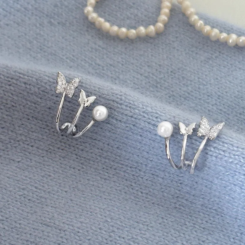 ZHENZHUAOMI Pearl Stud Earrings Women's-4