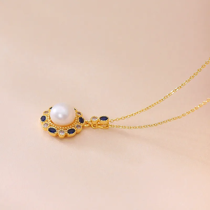 ZHENZHUAOMI Freshwater Pearl Necklaces Women's-2