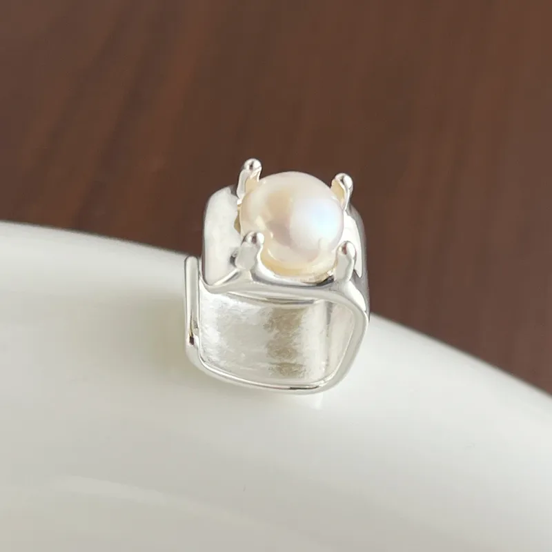 ZHENZHUAOMI Freshwater Pearl Clip On Earrings Women's-4