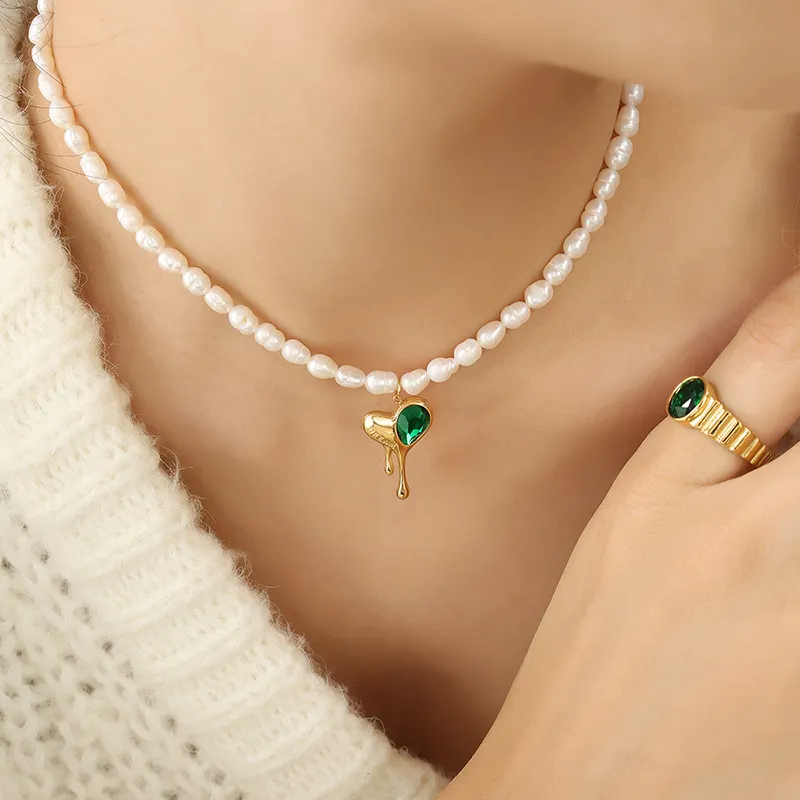ZHENZHUAOMI Pearl Necklaces Women's-4