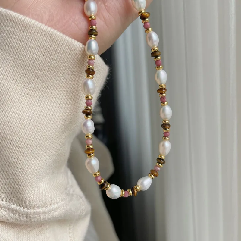 ZHENZHUAOMI Freshwater Pearl Necklaces Women's-2