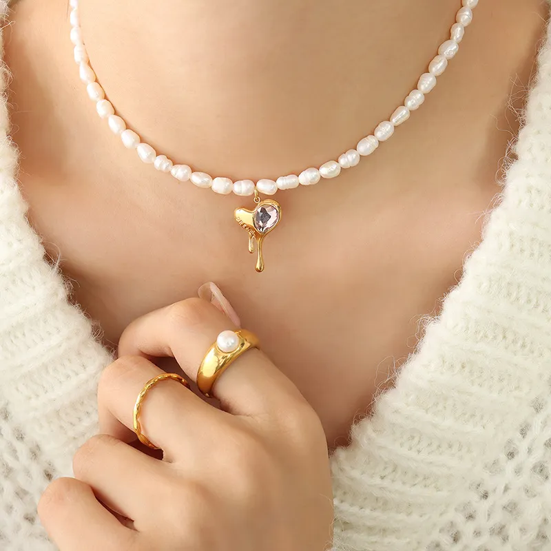 ZHENZHUAOMI Pearl Necklaces Women's-2