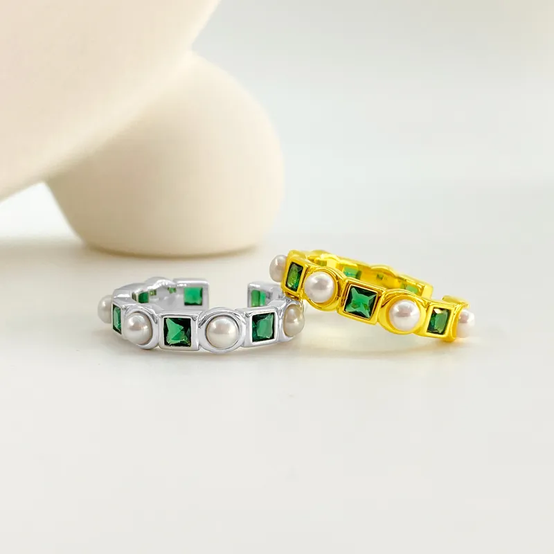 ZHENZHUAOMI Freshwater Pearl Rings Women's-1