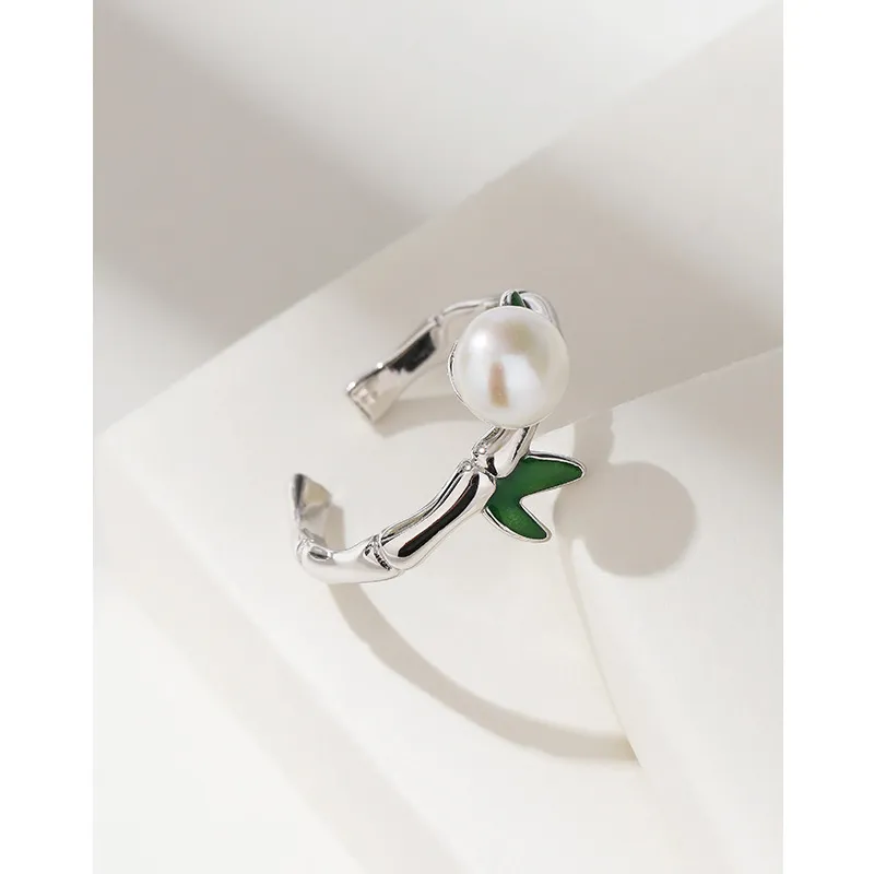 ZHENZHUAOMI Pearl Rings Women's-3