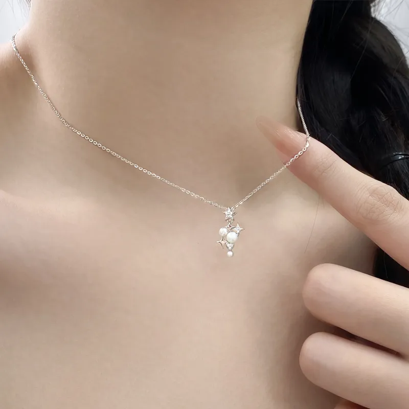 ZHENZHUAOMI Freshwater Pearl Necklaces Women's-5