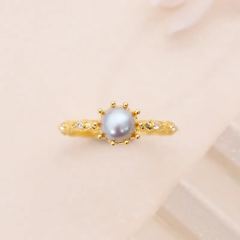 ZHENZHUAOMI Freshwater Pearl Rings Women's-2