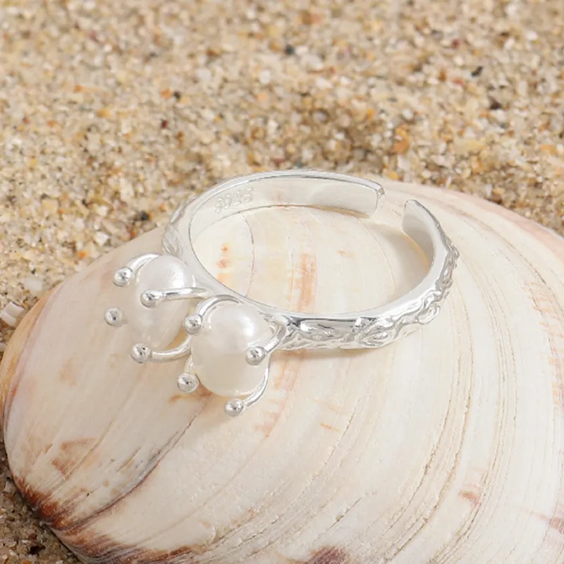 ZHENZHUAOMI Pearl Rings Women's-2