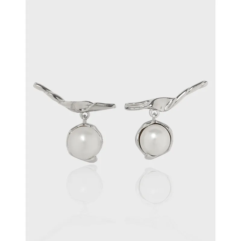 ZHENZHUAOMI Pearl Stud Earrings Women's-4
