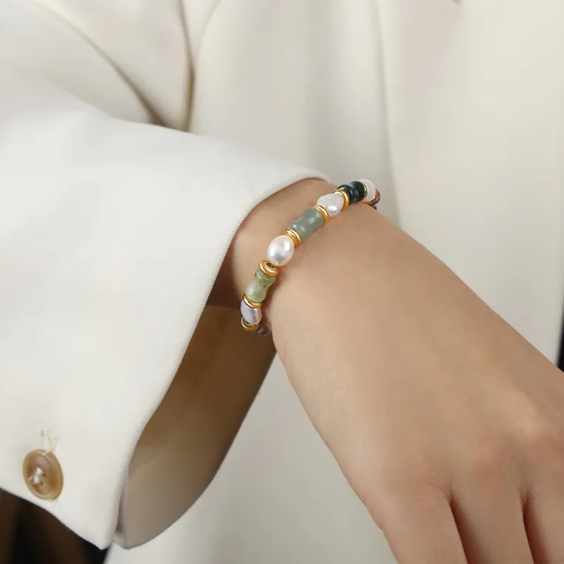 ZHENZHUAOMI Pearl Bracelets Women's-5