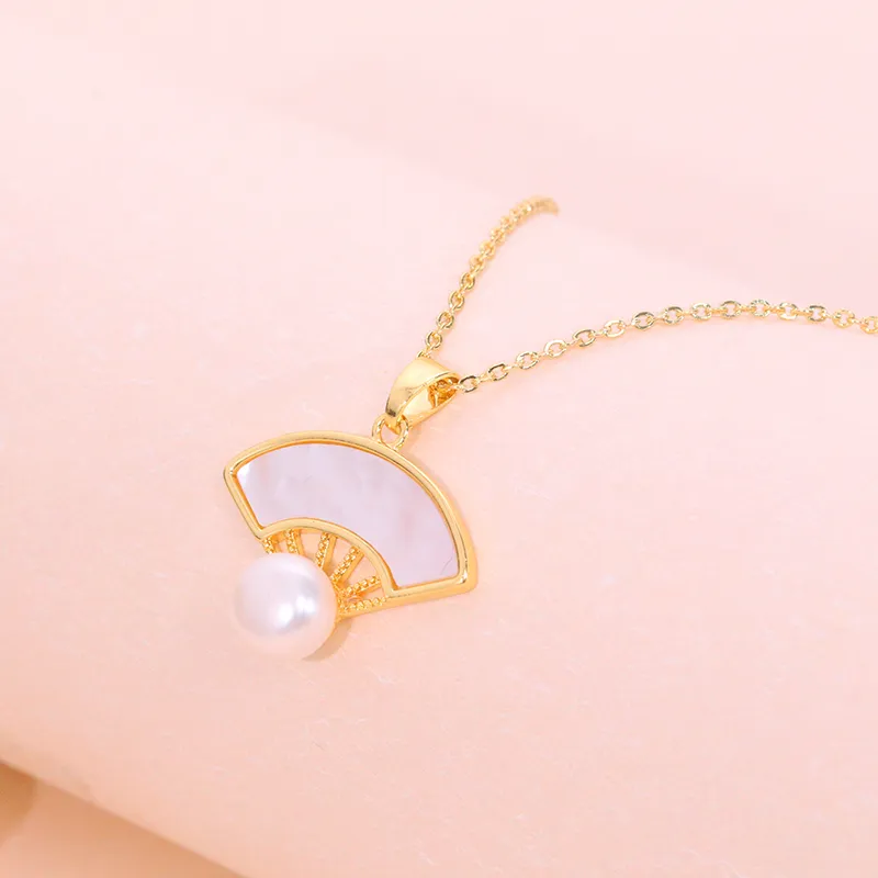 ZHENZHUAOMI Freshwater Pearl Necklaces Women's-2