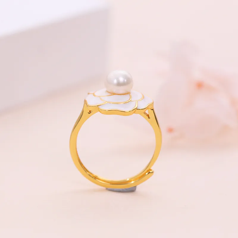 ZHENZHUAOMI Freshwater Pearl Rings Women's-2