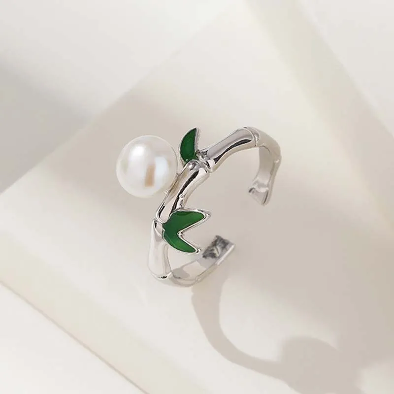 ZHENZHUAOMI Pearl Rings Women's-4