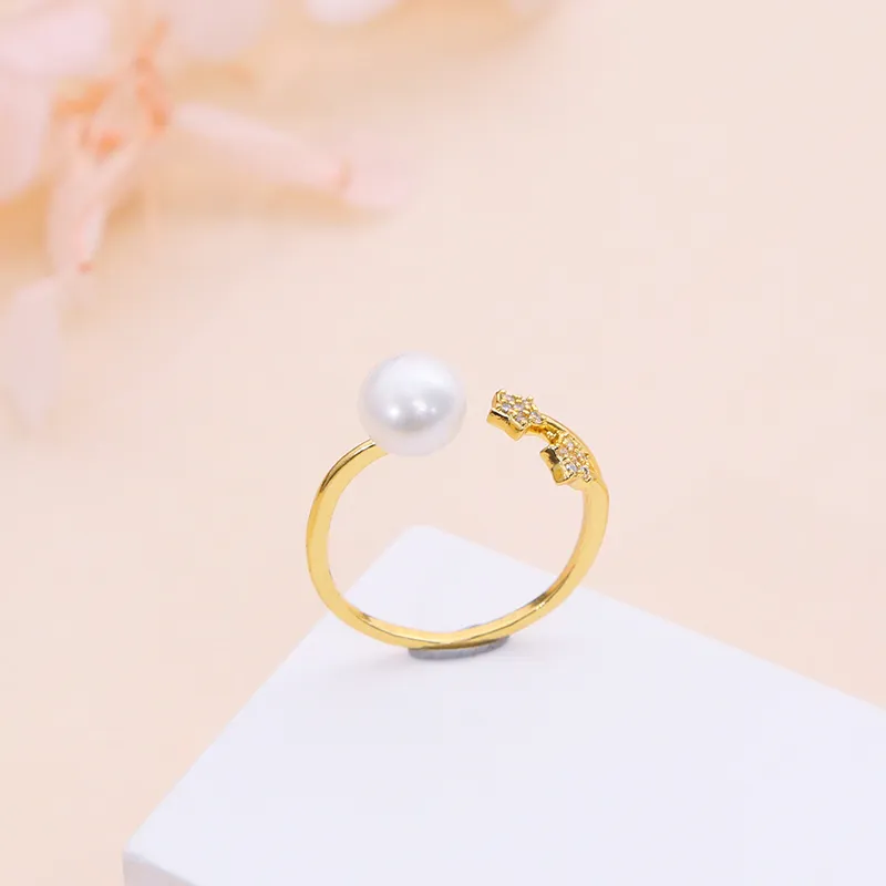 ZHENZHUAOMI Freshwater Pearl Rings Women's-3