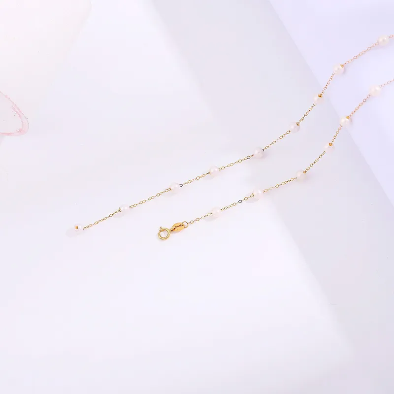 ZHENZHUAOMI Freshwater Pearl Necklaces Women's-3