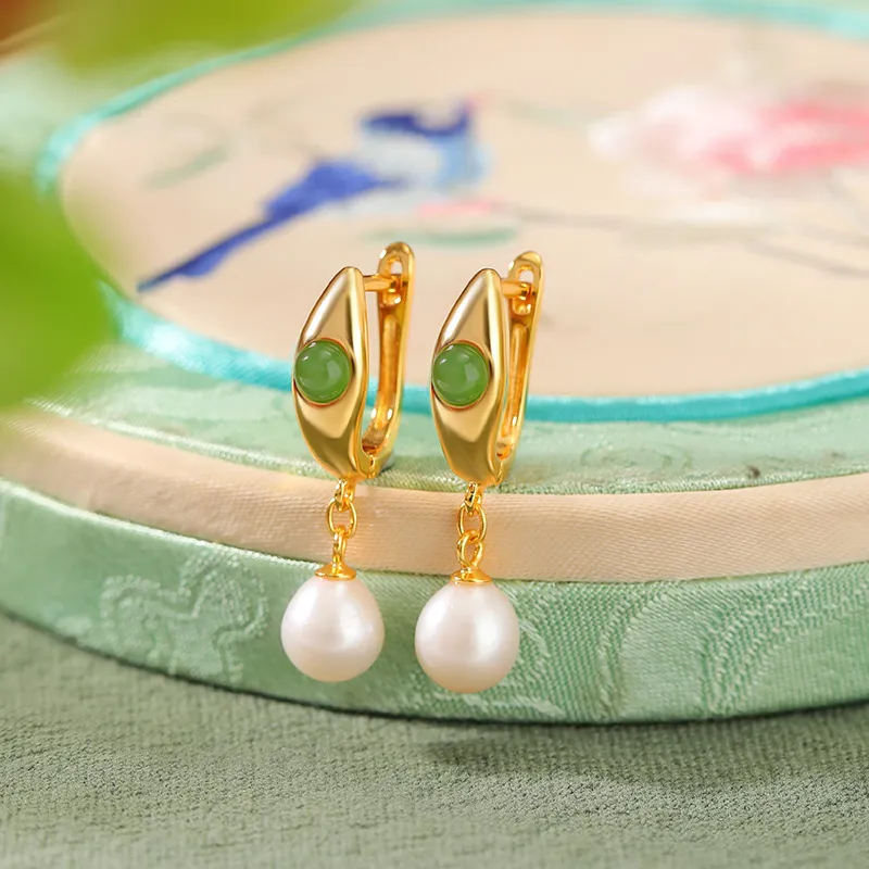 ZHENZHUAOMI Pearl Clip On Earrings Women's-3