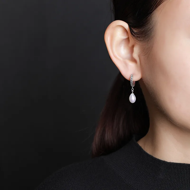 ZHENZHUAOMI Pearl Clip On Earrings Women's-4
