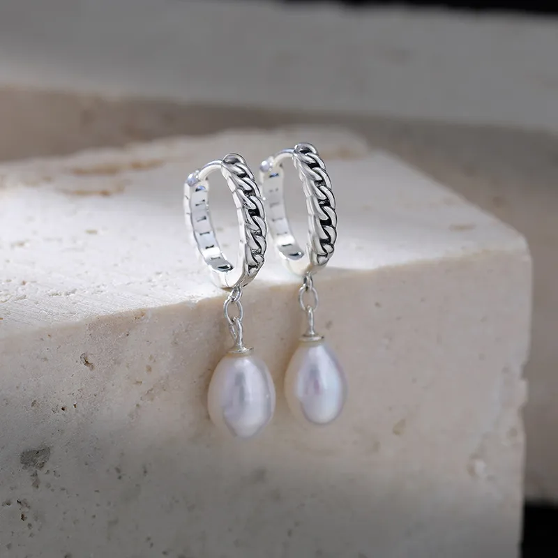 ZHENZHUAOMI Pearl Clip On Earrings Women's-3