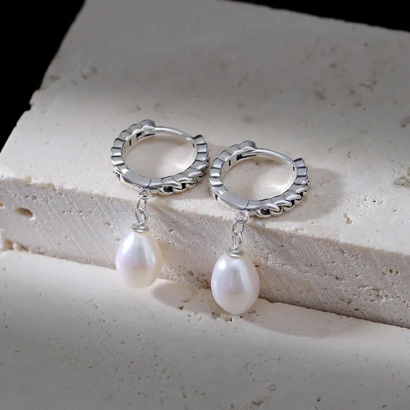 ZHENZHUAOMI Pearl Clip On Earrings Women's-2