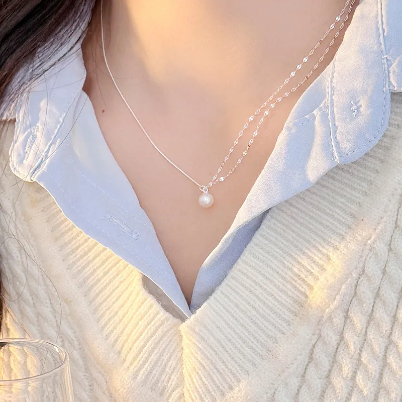 ZHENZHUAOMI Freshwater Pearl Necklaces Women's-2