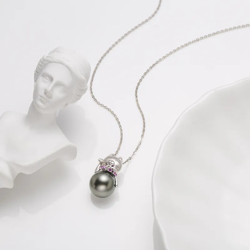 ZHENZHUAOMI Saltwater Pearl Necklaces Women's-3