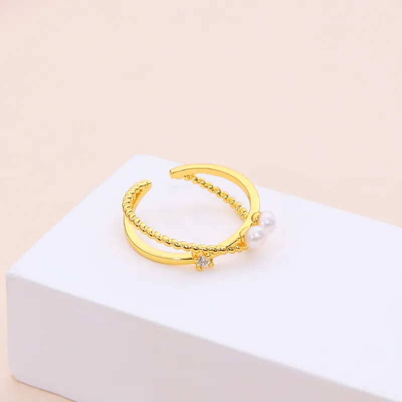 ZHENZHUAOMI Freshwater Pearl Rings Women's-3