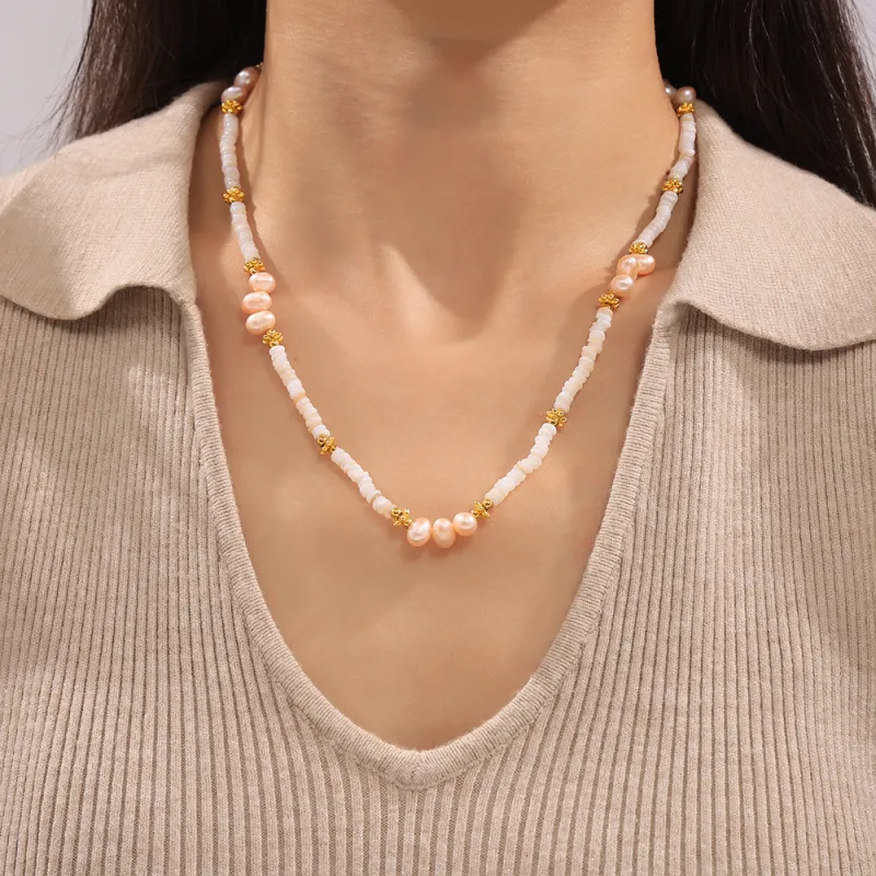 ZHENZHUAOMI Pearl Necklaces Women's-3