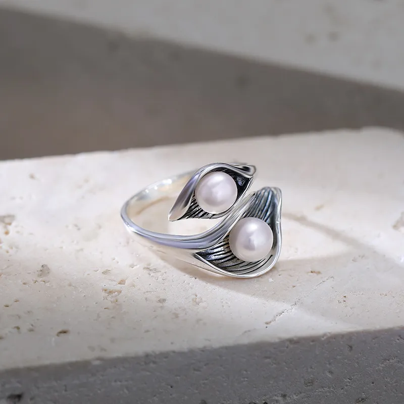 ZHENZHUAOMI Pearl Rings Women's-2