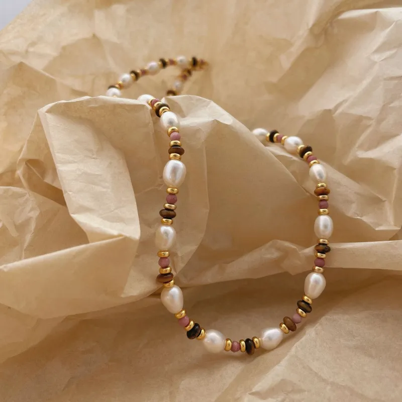 ZHENZHUAOMI Freshwater Pearl Necklaces Women's-5