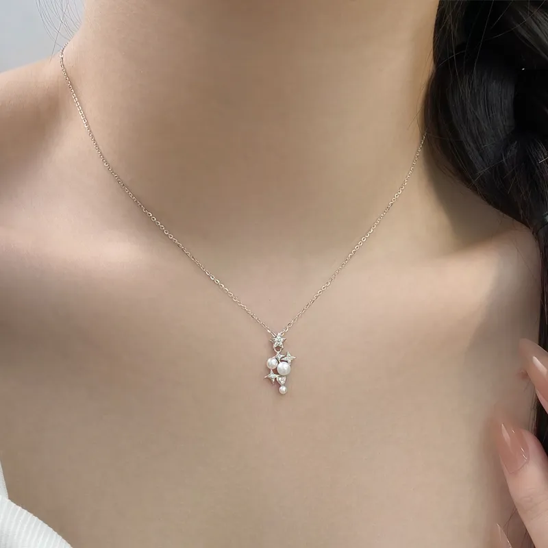 ZHENZHUAOMI Freshwater Pearl Necklaces Women's-4