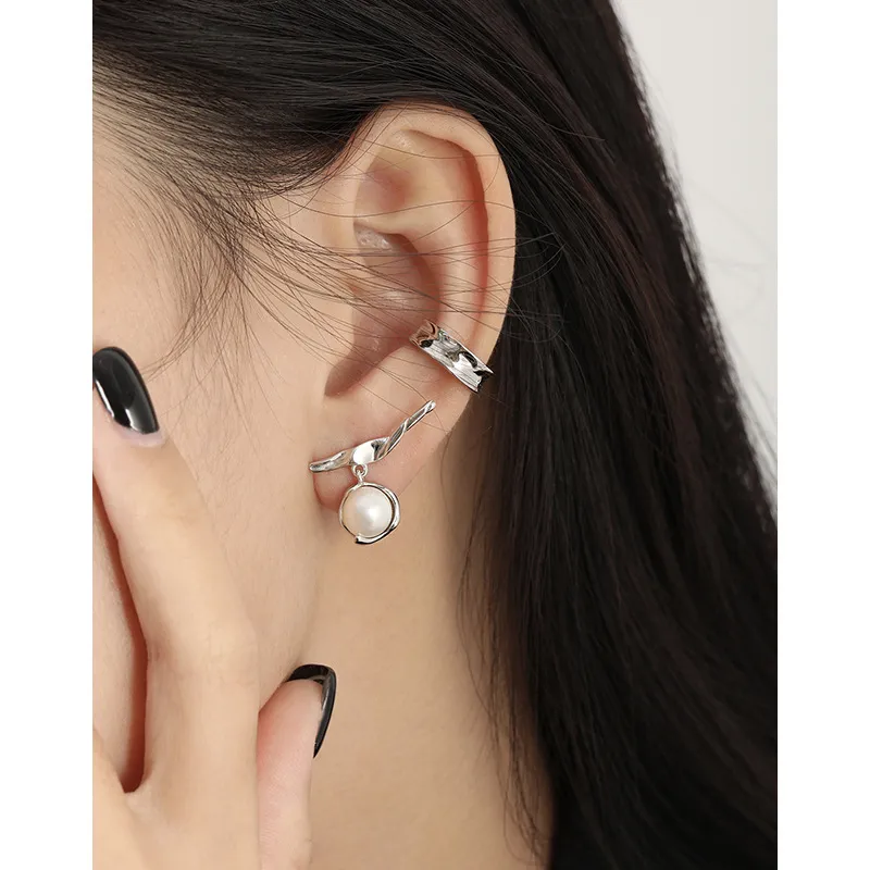 ZHENZHUAOMI Pearl Stud Earrings Women's-1