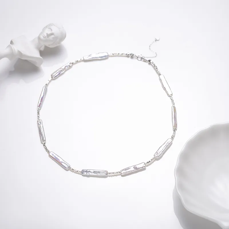 ZHENZHUAOMI Freshwater Pearl Necklaces Women's-2