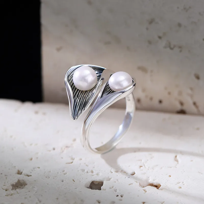 ZHENZHUAOMI Pearl Rings Women's-1