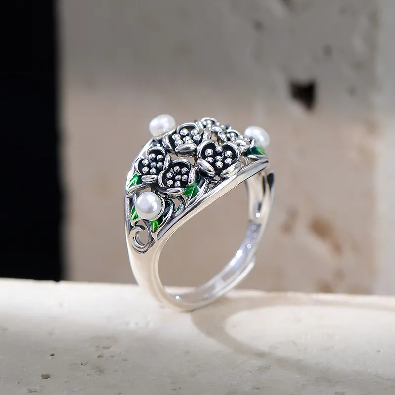 ZHENZHUAOMI Pearl Rings Women's-3