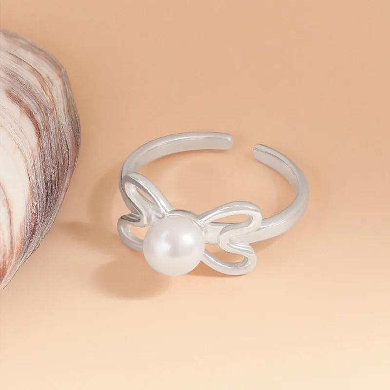 ZHENZHUAOMI Pearl Rings Women's-1