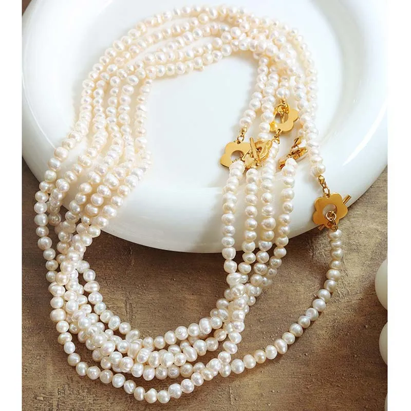 ZHENZHUAOMI Pearl Necklaces Women's-3