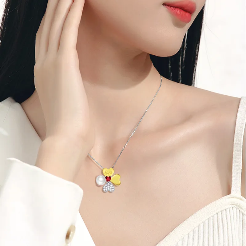 ZHENZHUAOMI Freshwater Pearl Necklaces Women's-4