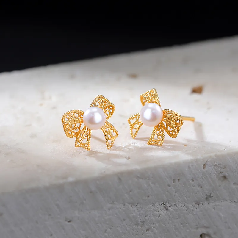 ZHENZHUAOMI Pearl Stud Earrings Women's-2