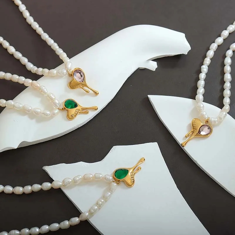 ZHENZHUAOMI Pearl Necklaces Women's-5