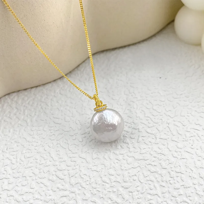 ZHENZHUAOMI Freshwater Pearl Necklaces Women's-2