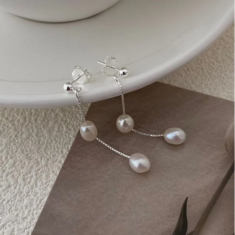 ZHENZHUAOMI Pearl Earrings Women's-1