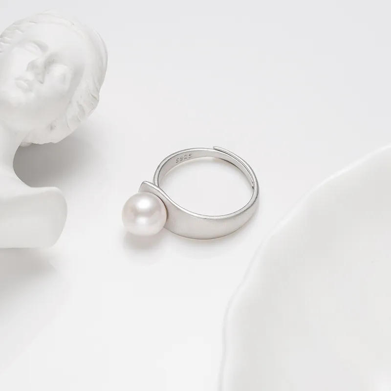 ZHENZHUAOMI Freshwater Pearl Rings Women's Festival Anniversary Birthday Gift-1